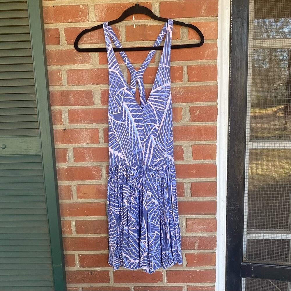 Kimchi Blue lavender flowy romper - Picture 2 of 8